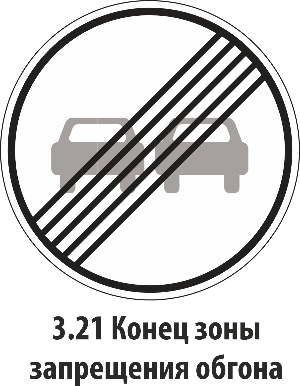 Дорожный знак запрещающий 3.21